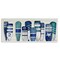 Stupell Industries Port Oars Nautical Blue Patterns Black Framed Giclee Art